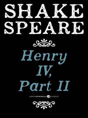 Henry Iv, Part Ii - ebook
